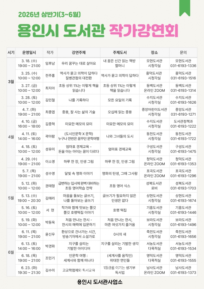 ����Ư�ʽ�, 2026�� ������ �۰�����ȸ �